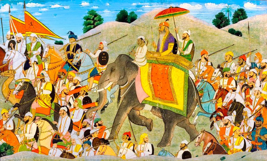 The General Rides Out — Attributed to the family workshop of Abdullah